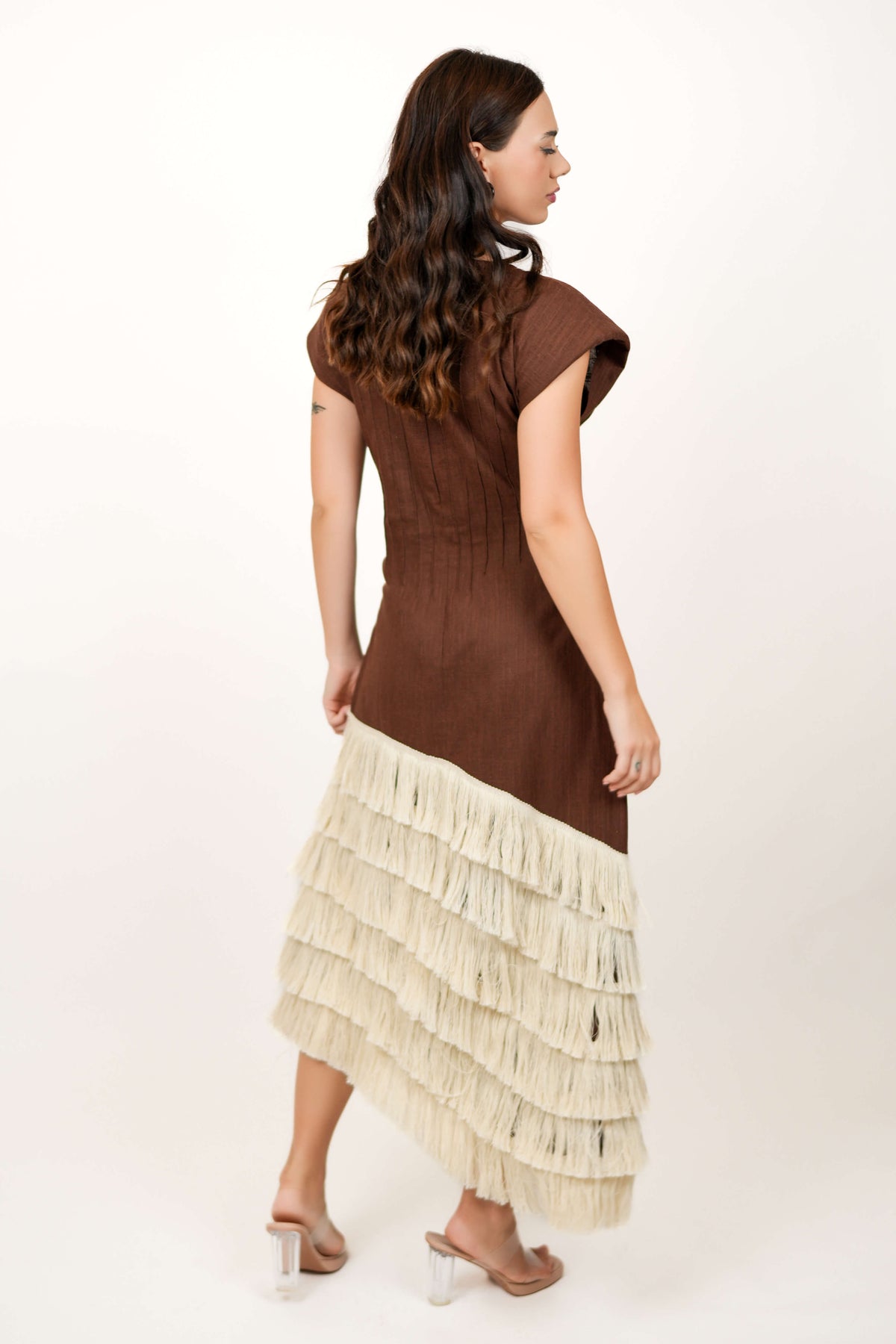 Clove brown Maxi dress