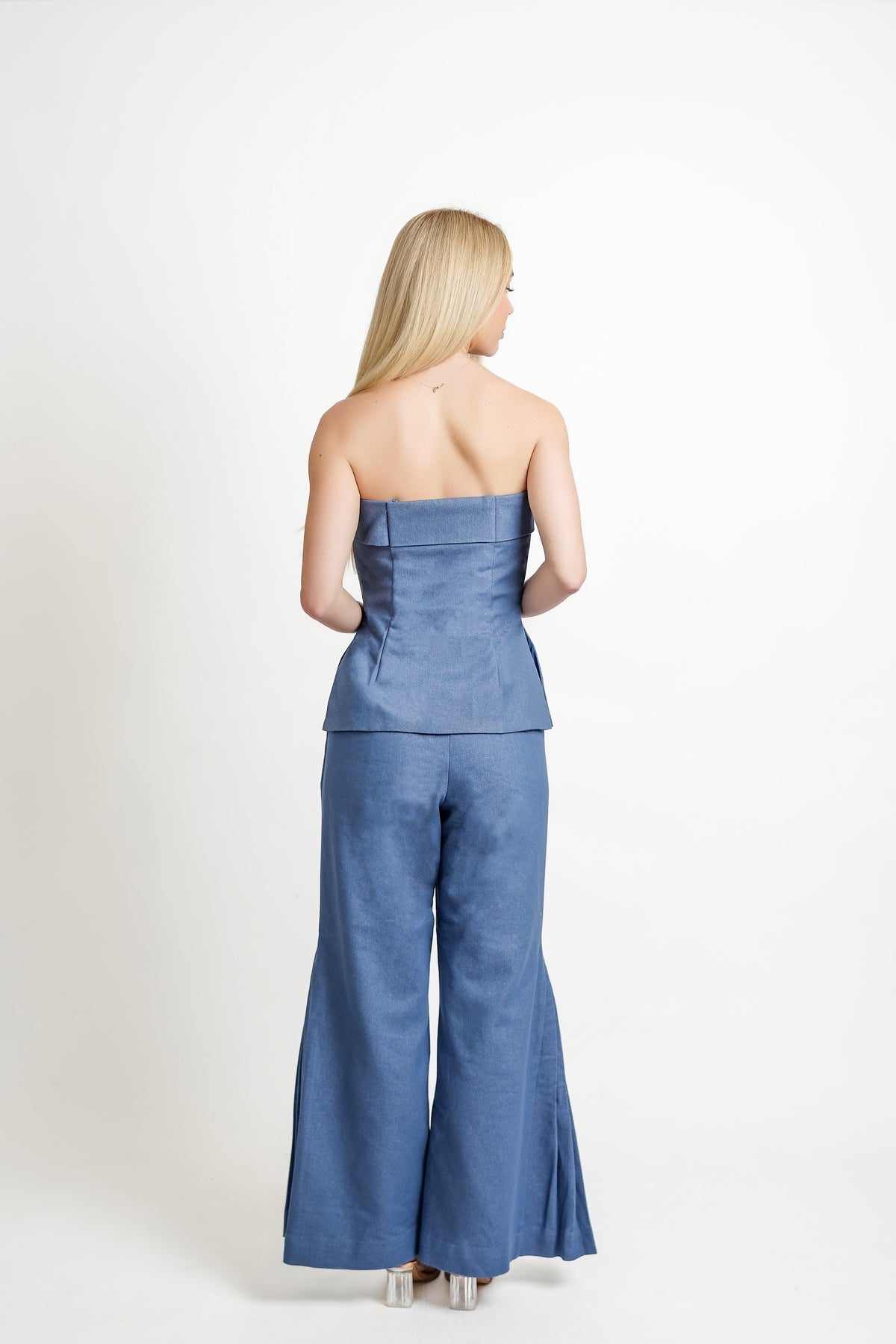 SAMANTHA BLUE TOP