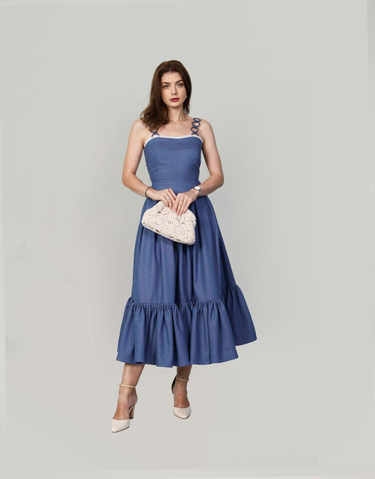 DAPHNE BLUE DRESS