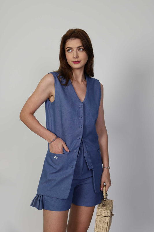 REGINA BLUE TOP