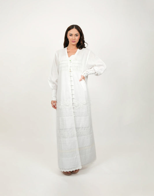 Safaa White Kimono