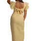 Blossom Yellow Linen Co-Ord Set