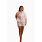 Luna Pink and white stripe shorts