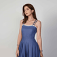 DAPHNE DRESS BLUE - mudafashions