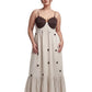 Coco Beige Brown Linen Dress