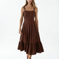 Daphne Brown Linen Dresss