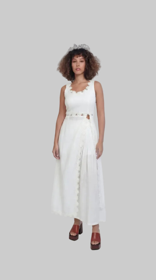 Margot White Linen Co-ord Set