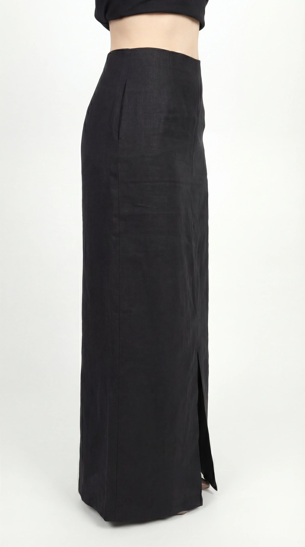 Inori Black Linen Co-Ord Set