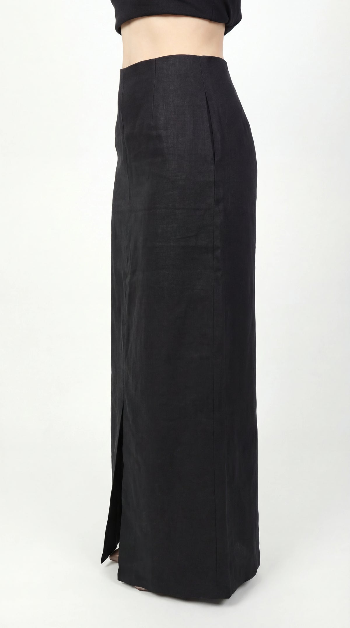 Inori Black Linen Co-Ord Set