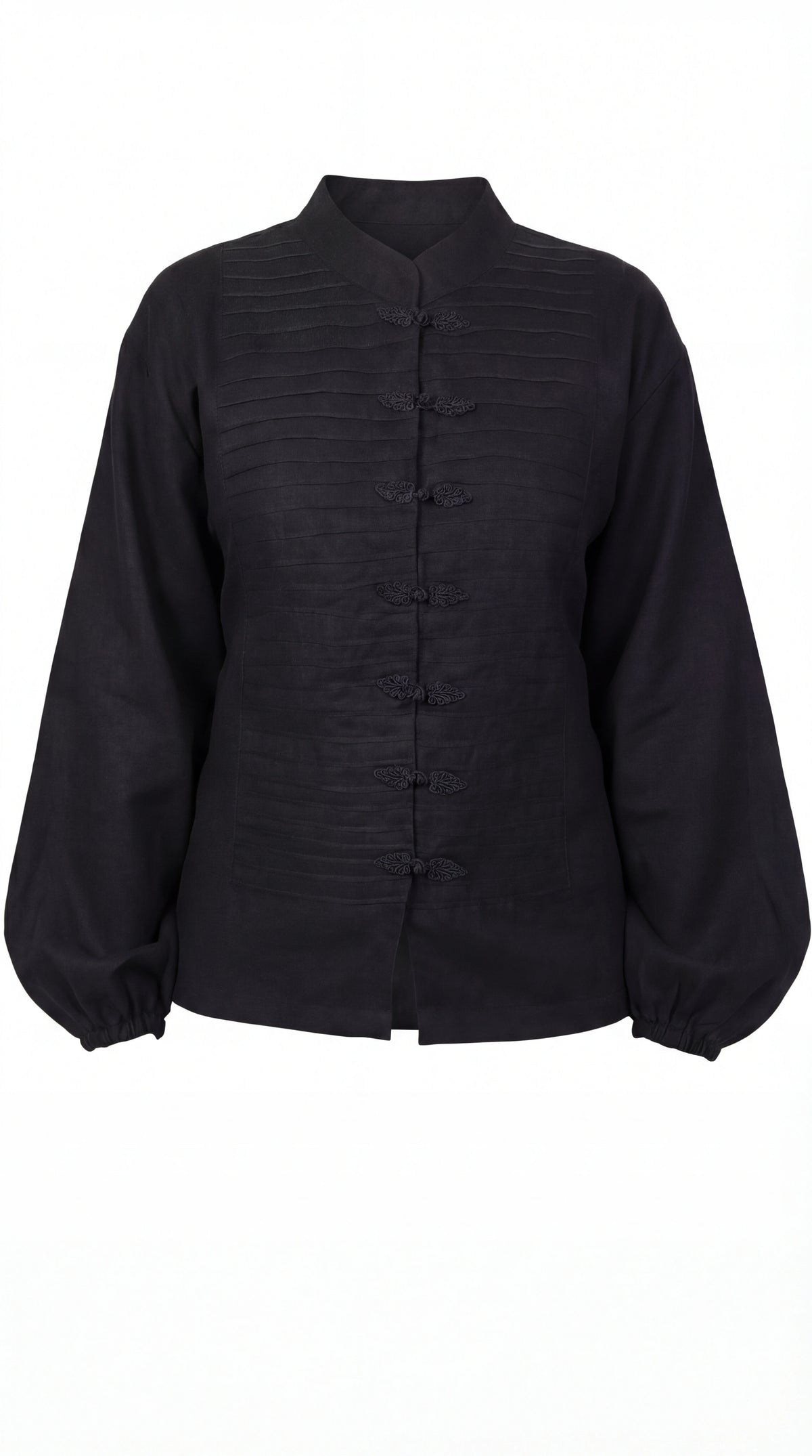Inori Black Linen Co-Ord Set