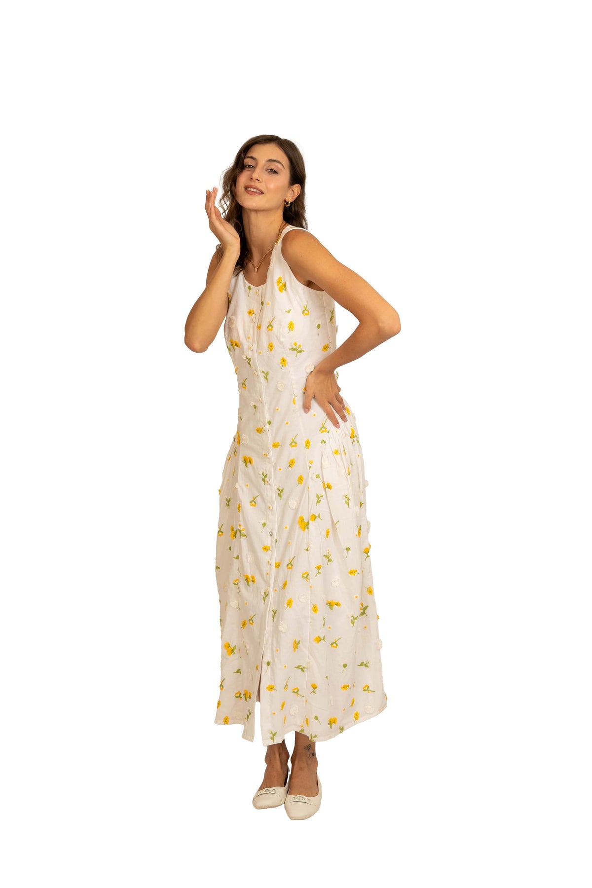 Zinnia Cotton Dress