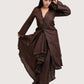 Espresso Asymmetrical Brown Skirt