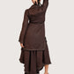 Espresso Asymmetrical Brown Skirt