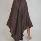 Espresso Asymmetrical Brown Skirt