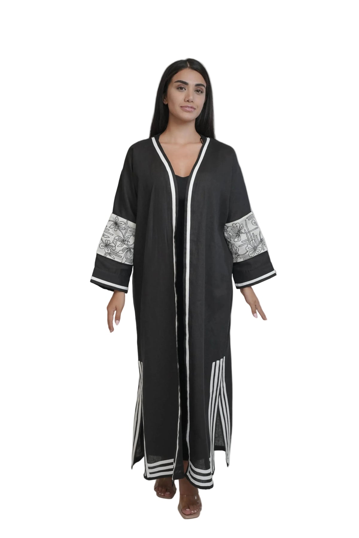 Aaliyah Black Abaya Shrug