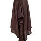 Espresso Asymmetrical Brown Skirt