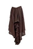 Espresso Asymmetrical Brown Skirt