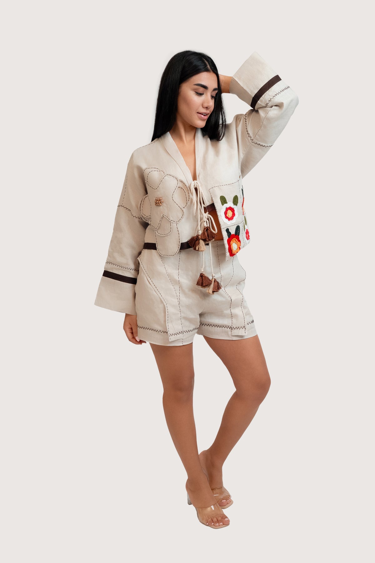 Emily Beige Co-ord Set