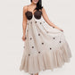 Coco Beige Brown Linen Dress