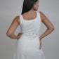 Margot White Linen Top