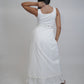 Margot White Linen Top