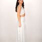 Ariel White Co-ord Set