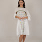 Poppy White Floral Short Dress