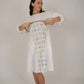 Poppy White Floral Short Dress