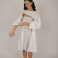 Poppy White Floral Short Dress