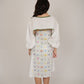 Poppy White Floral Short Dress