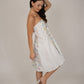 Poppy White Floral Short Dress