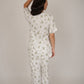 Aster Floral White Top/Shirt