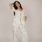 ASTER WHITE FLORAL CO-ORD SET