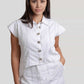 Zahra Co-Ord White Linen
