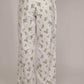 Aster Floral white Trouser/Pant