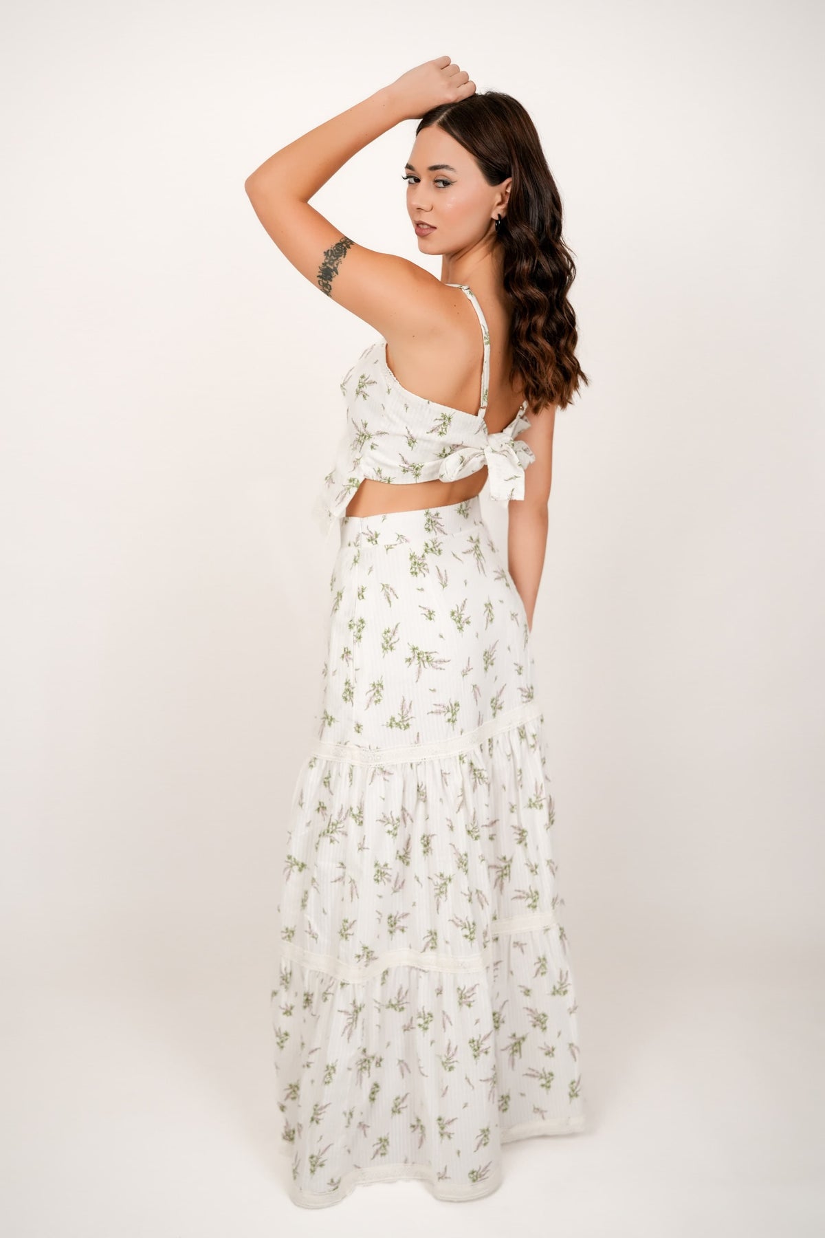 Flora White Floral Set