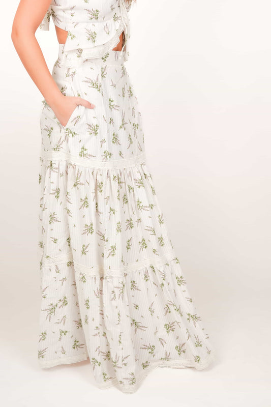 Flora White Floral Set
