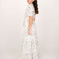 Iris White Floral Top