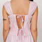 Jennifer Pink And White Stripe Top
