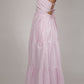 Abby White Pink Striped Dress