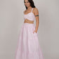 Abby White Pink Striped Dress