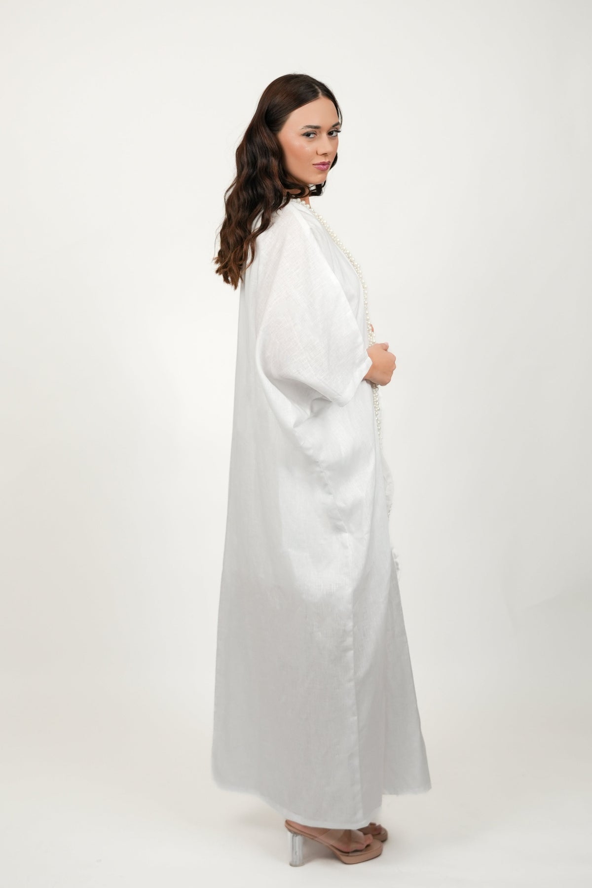 Pearl White Kimono