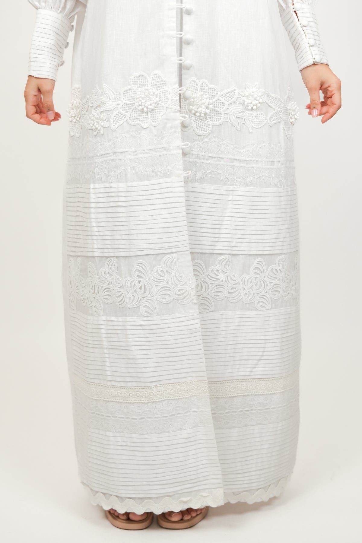 Safaa White Kimono