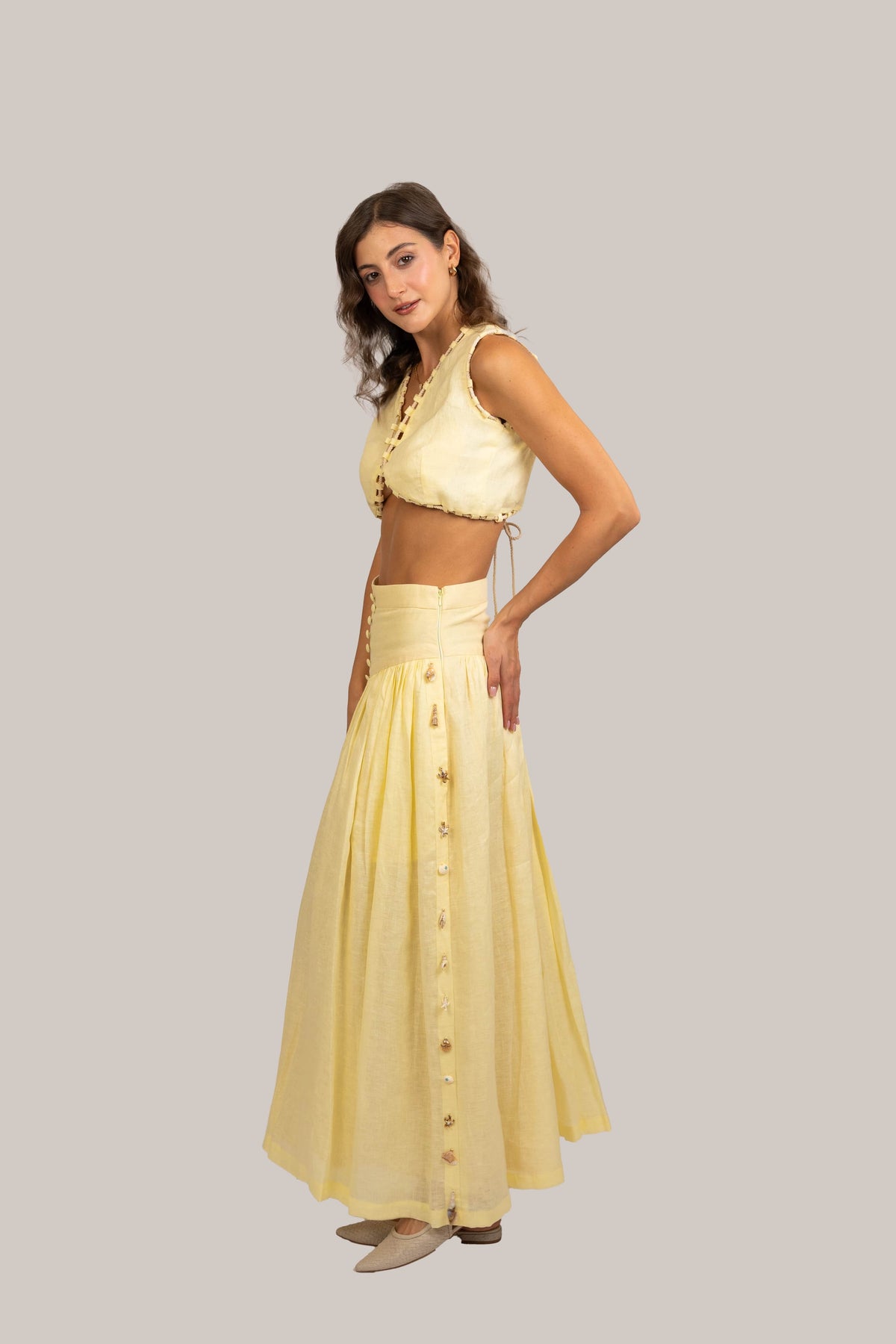Ariel Yellow Co-Ord Set