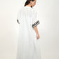Coral White Kimono