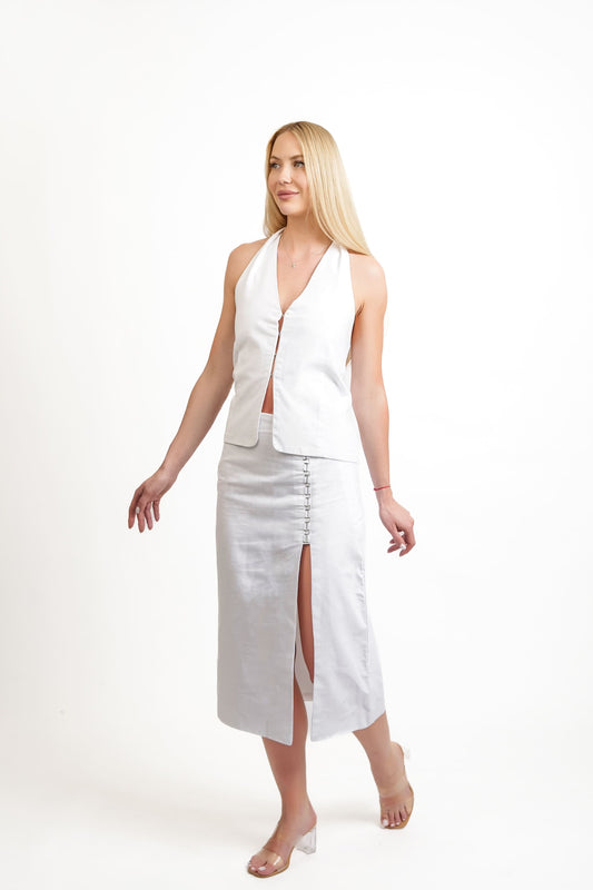 VERONICA  WHITE SKIRT