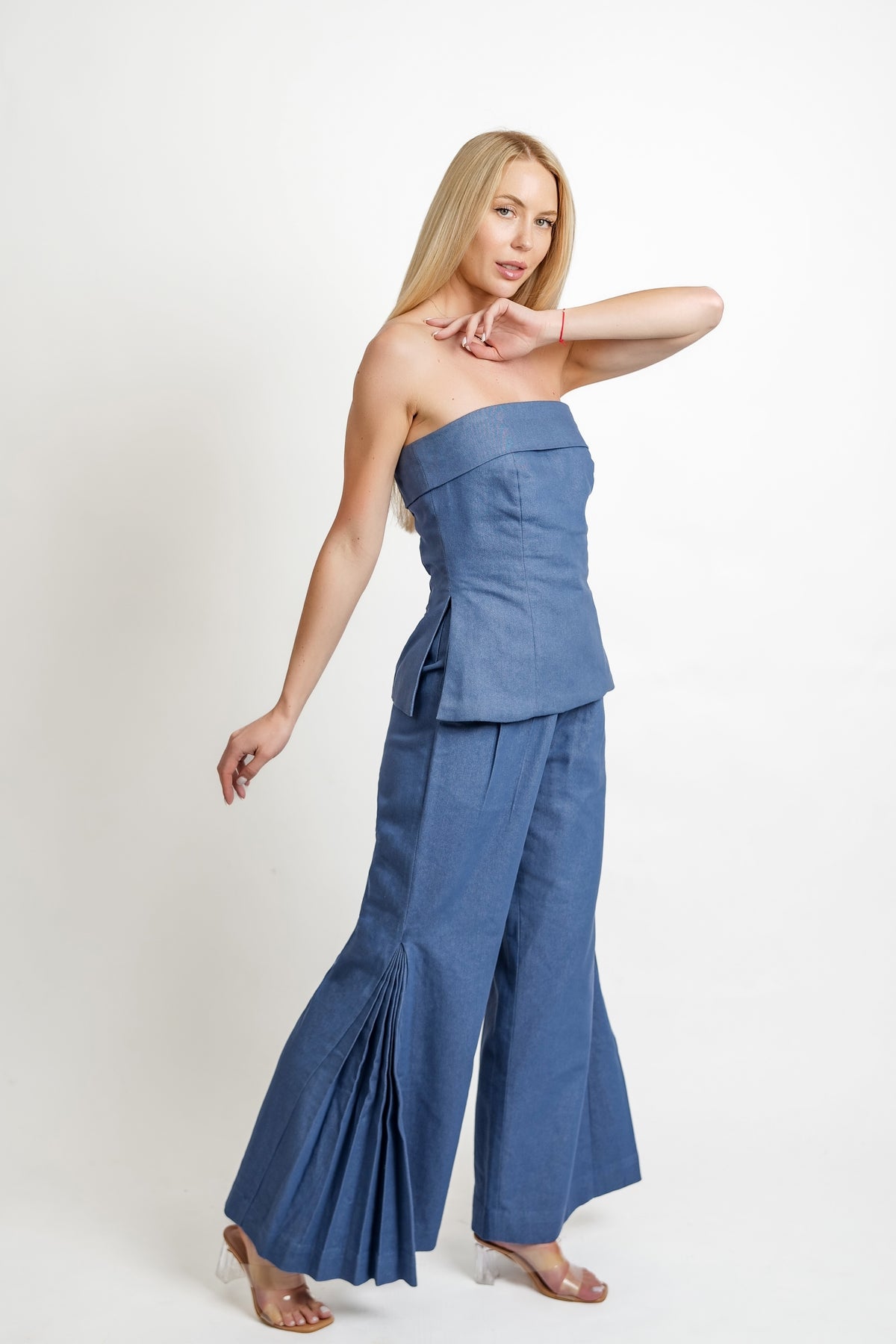 SAMANTHA BLUE  TOP