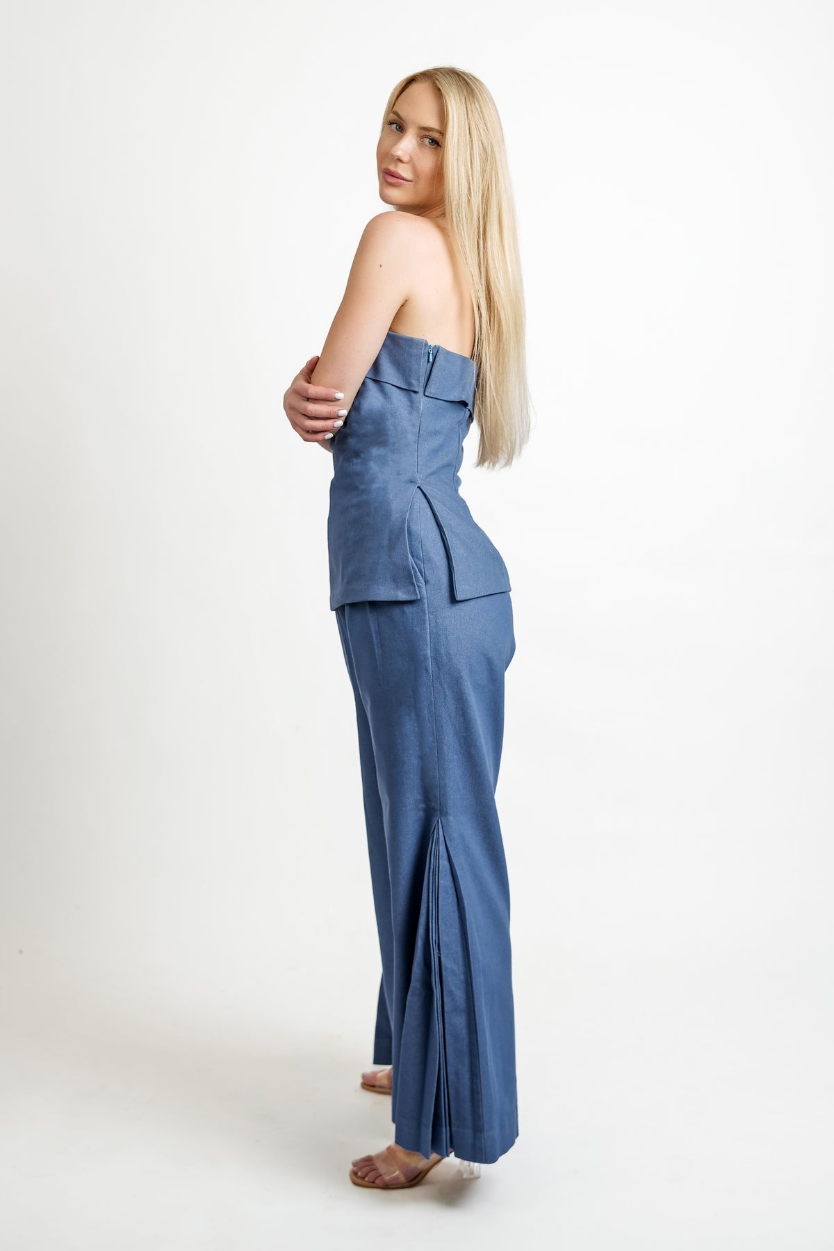 SAMANTHA BLUE TROUSERS