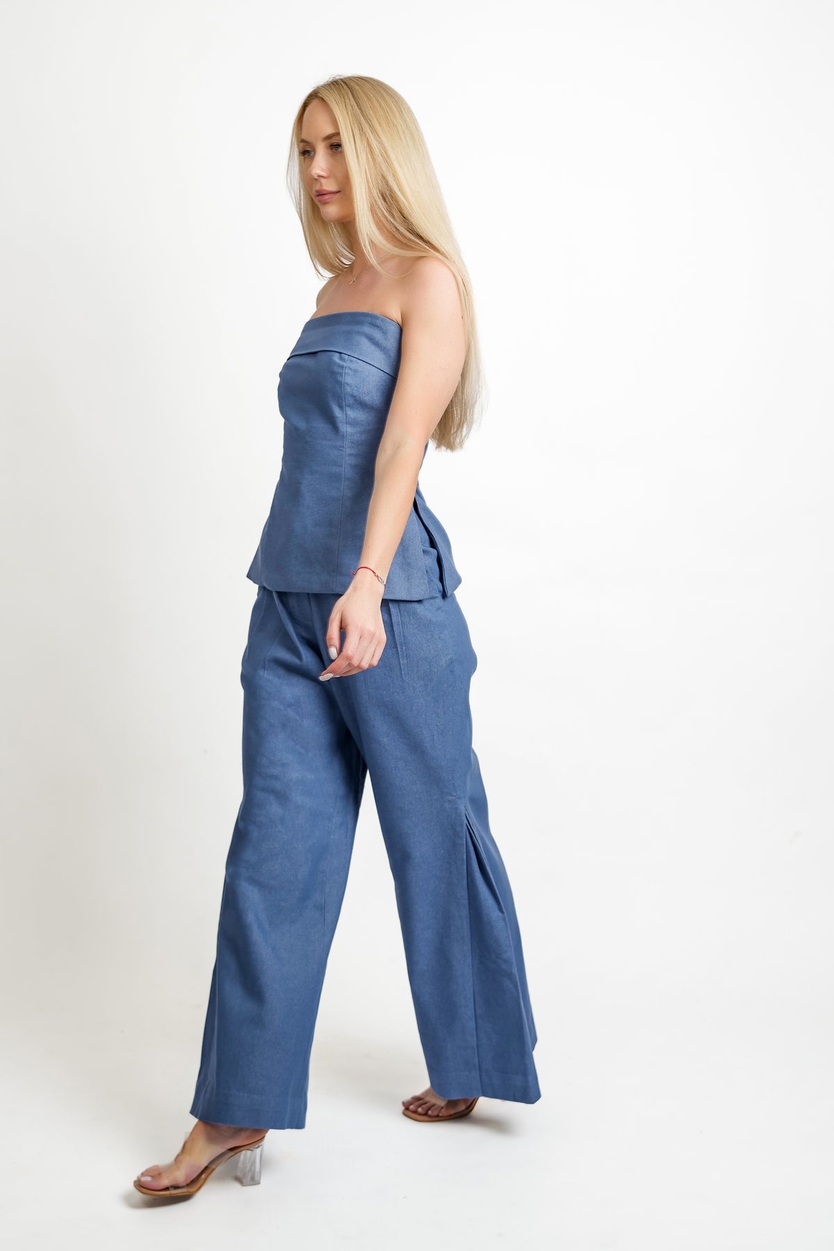 SAMANTHA BLUE TROUSERS