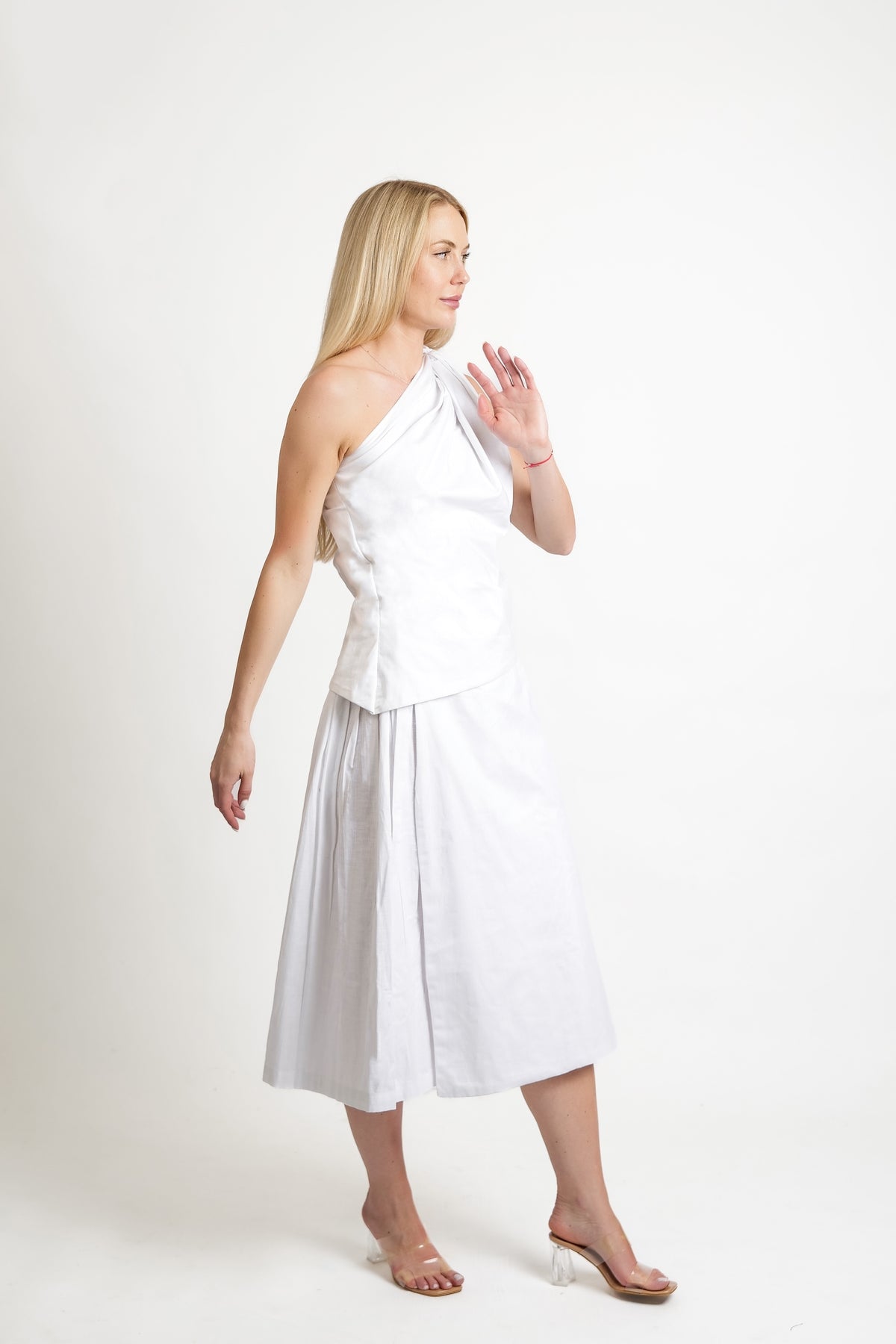 RACHEL WHITE DETACHABLE CULOTTE